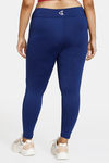 Zelocity True Curv Quick Dry Gym Leggings - Blue Depths — thumbnail 3